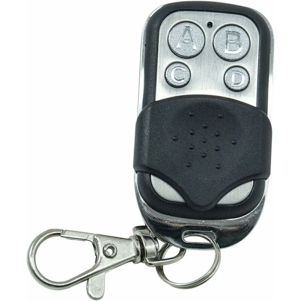 Set med 4 universella fjärrkontroller för automatiska dörrar, 433,92 MHz frekvens, fast kod