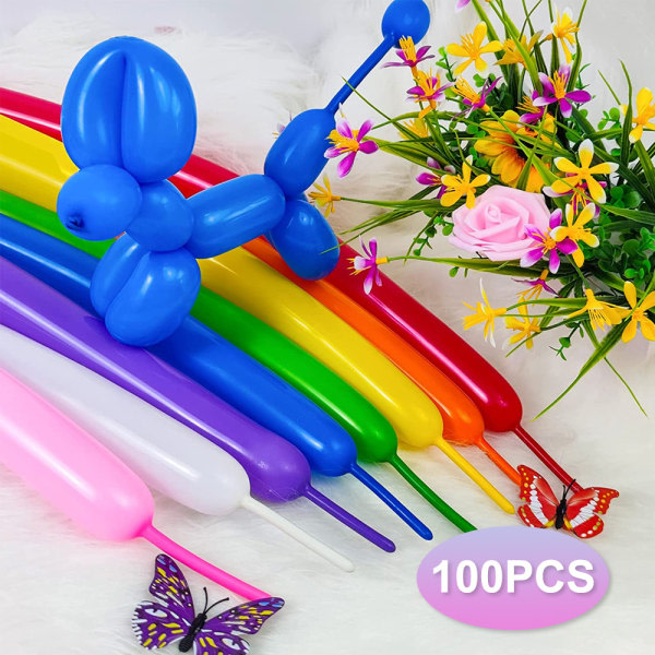 IG 100 ballonger, magic ballonger for att vrida djurblommor