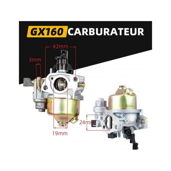 IC Gx160 kaasutin sopii Honda Gx200 Gx160 moottorille