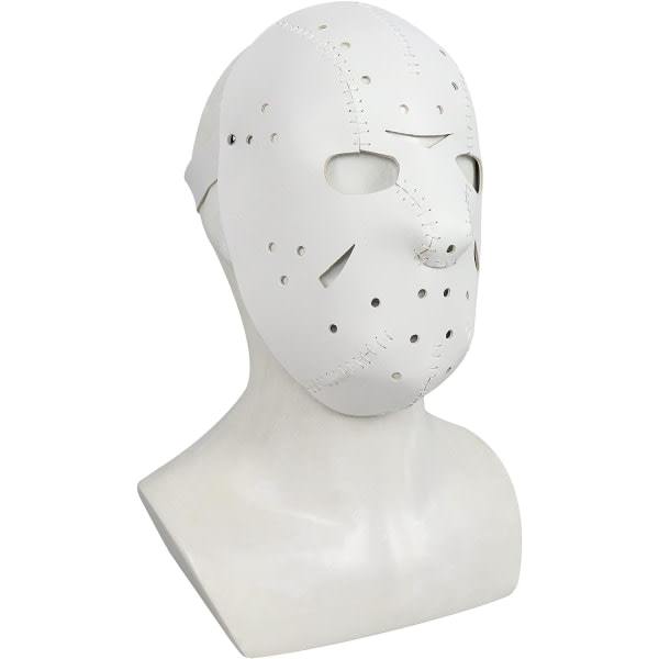 IC SINSEN Jason Voorhees Mask Läder Hockey Kostym Rekvisita Skrämmande Skräck Cosplay Mask til Halloween Party White Jason