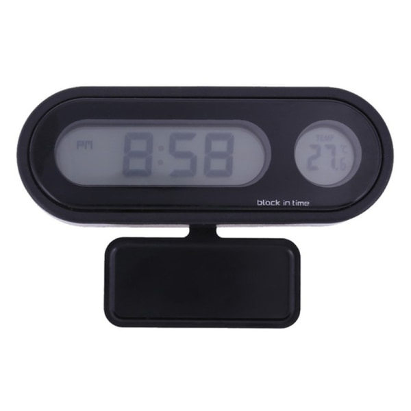 IC Biltermometer Kello LCD Digitaalinen Näyttö Lämpömittari