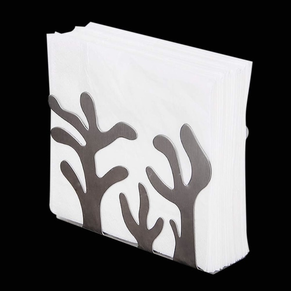 IC Vævspapirholder Planteform Holder Stativ Dispenser Kop Papirhåndklædeholder Rustfrit Stål Glas Papirserviettautomater