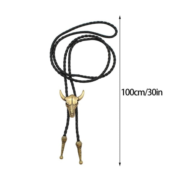 Party Vintage Western Cowboy Bolo-solmio Miehille Dating PU Nahka Native Halloween A A