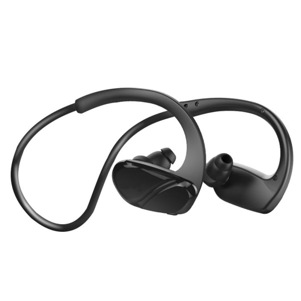 IC Bluetooth hörlurar Svetttåliga Bluetooth 5.0 sporthörlurar, in-ear-hörlurar med mikrofon kompatibel med IOS Android-svart
