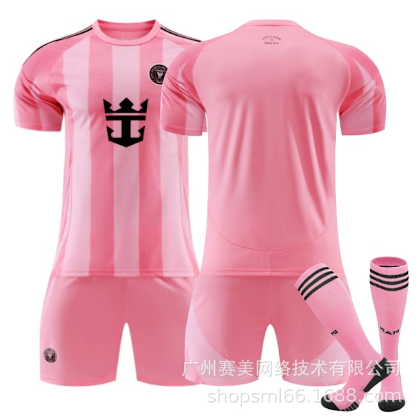 Miami International Home Stadium Nr. 10 Messi Trøje Nr. 9 Suarez 23 Beckham Børnefodbold Size 9 socks 20#