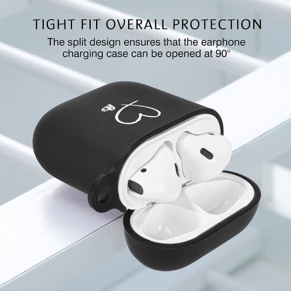 IC Case kompatibel med AirPods 1 & 2, Blød Silikon Sød