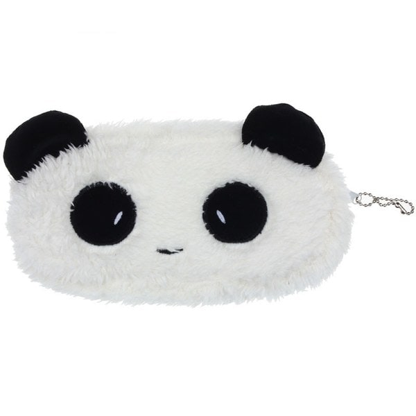 IC Sød plys panda pennepose hvid