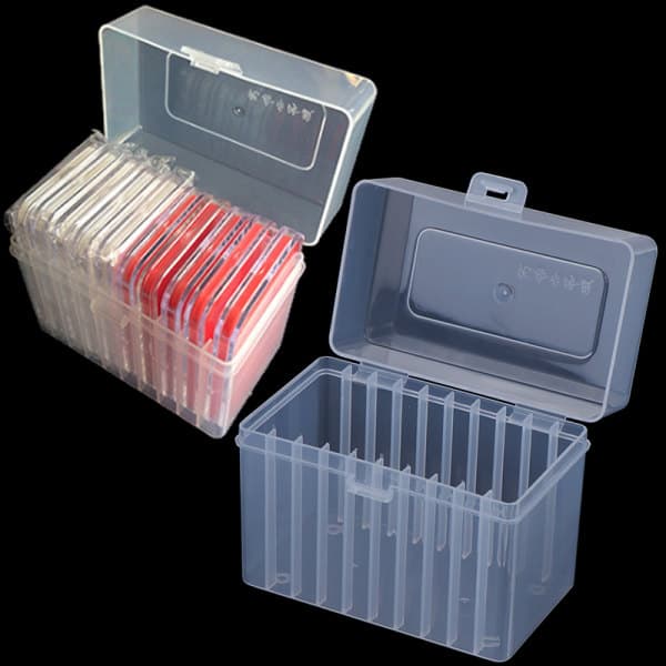 IC 1. plast hvit kapasitet myntoppbevaringsboks holderplate for PCC