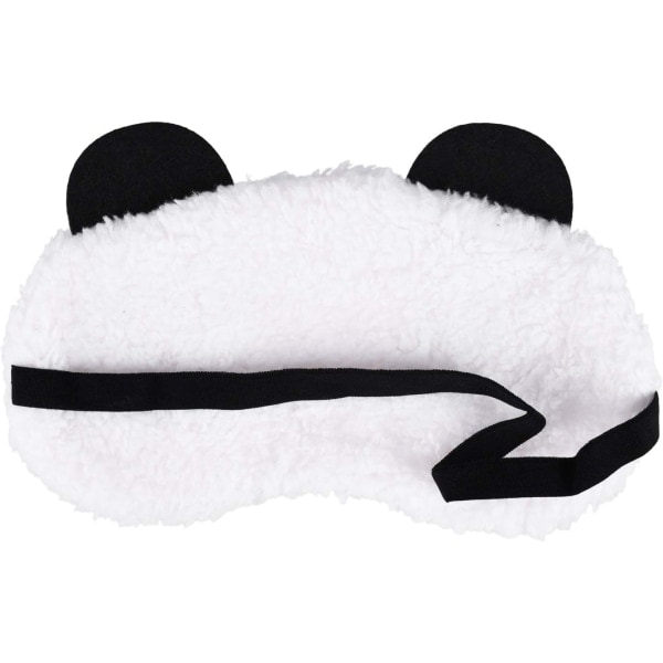 IC Söta Panda Sömnmask Mjuk Plysch Pannband, Roliga Uttryckssymboler Sömnmask Ögonmask Cover För Tjejer Pojkar Kvinnor Män Barn Hem Sova Resor, Yrsel