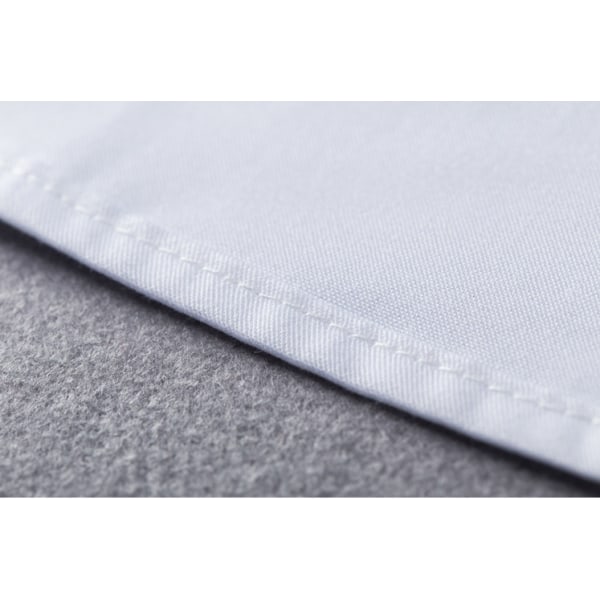 Fake Shirt Tail Blus Fåll Kjol Tröja Extender Avtagbar 1. hvid M