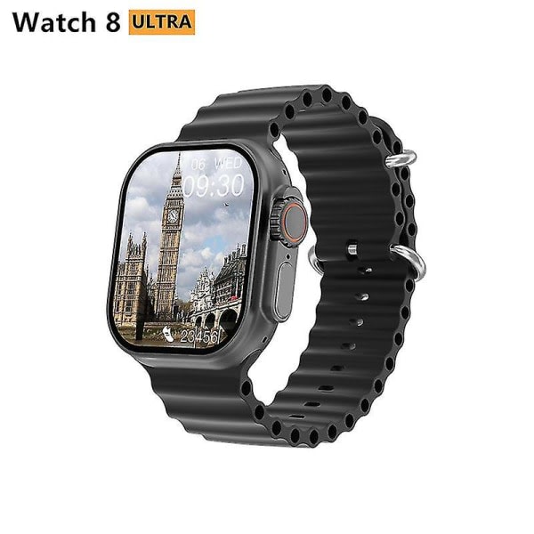 IC 2023 Ny Hk8 Pro Max Ultra Smartwatch Miesten Sarja 8 49mm 2,12 Tuuman Korkea Virkistystaajuusnäyttö Nfc Iwo Smartwatch Dam +laatikko