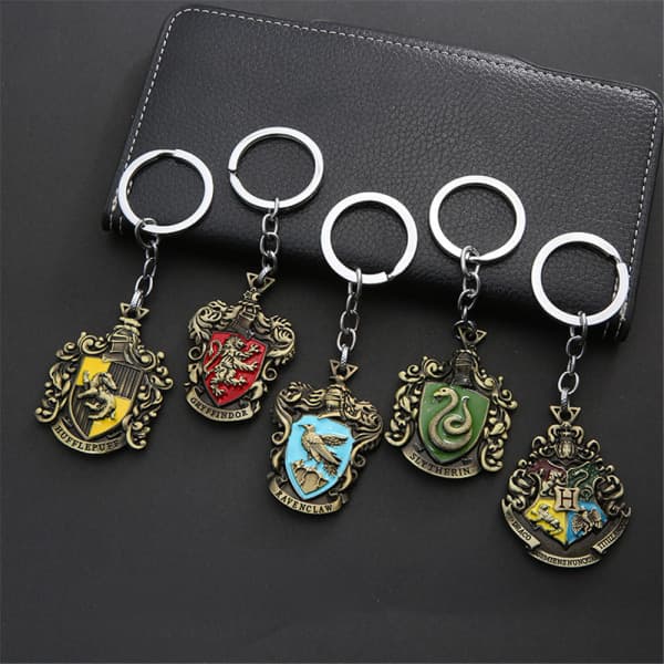 Harry Potter Hogwarts Crest Nøglering Nøglering Gave til Børn A IC