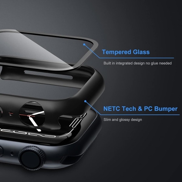 IG Vedenkestävä kotelo Apple Watch Series 8 & Series 7 45 mm näytölle 45 mm