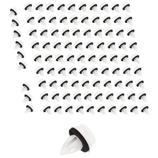 100 stk. 51418224768 Plastnagleklemme Passer for E46 E53 E90 E91 E70 Dørpanel Auto Fester Trim Push Retainer