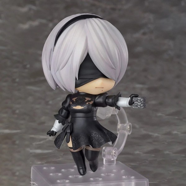 IC 10cm NieR:Automata 2B Anime Figur YoRHa No.2 Typ B Actionfigur Svart én størrelse