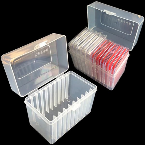 IC 1. plast hvit kapasitet myntoppbevaringsboks holderplate for PCC