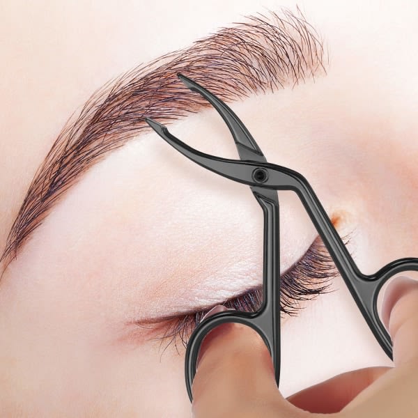 IG 3-pack ögonbrynspincett, sakshåndtagsformet øyebryn