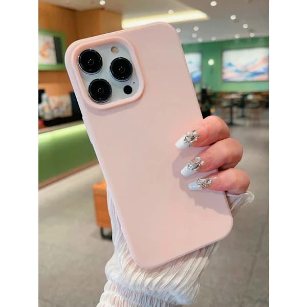 Matt TPU Støtsikkert iPhone 14 Pro Max Deksel / iPhone 16 / 15 Pro Max / 15 Plus / 15 Pro / 15 Fullstendig Dekkende Mobildeksel Rosa iPhone 16 Pro Pink iPhone 16 Pro