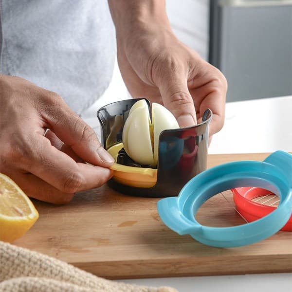 IC 3 i 1 äggdelare Ägg ter Hushållens kokta ägg Creative Kitch 3