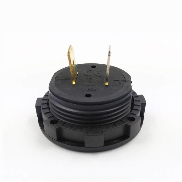 DC 5V-48V Voltmeter Rund Vanntett Digital Voltmeter Amperemeter A1