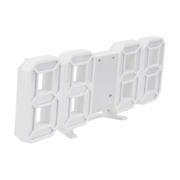 CNE Digital LED-klocka Väggmonterad Bord Modern Klocka Fo