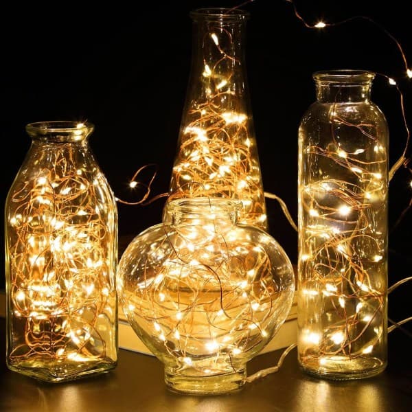 IC 6-pak Fairy String Lights 7.2ft 20 Led Stjernelys