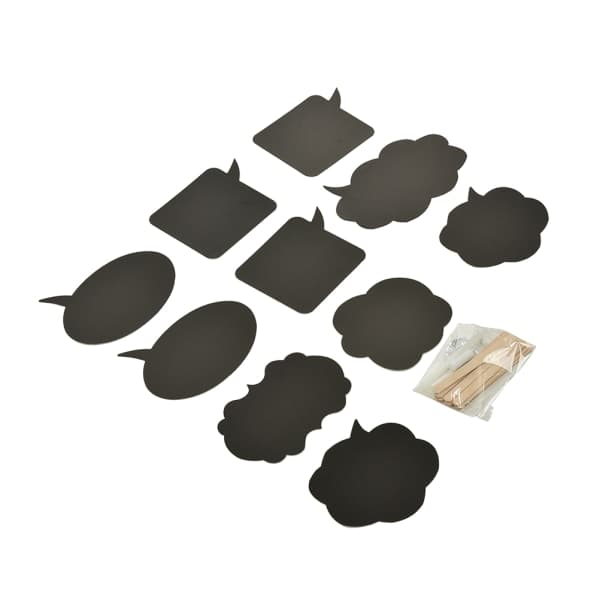 IC 10 stk DIY Photo Booth Prop bryllupsfødselsdagsfest Sort kort Ch