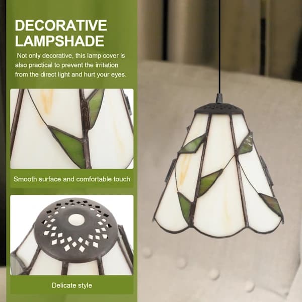 Lampshade Replacement Desk Lamp Cover Table Lamp Shade Decorative Glass