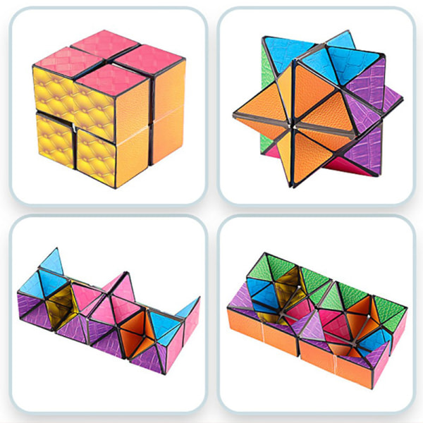 IC Infinity Flip Magic Cube Barnleksak Pussel Avlastningsverktyg Multicolor 3