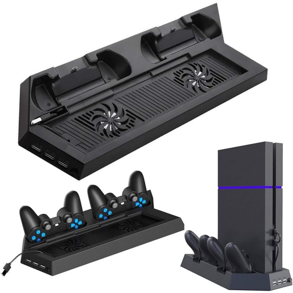 IC Stand Cooling Fan Station för Playstation, PS4 Pro Vertical