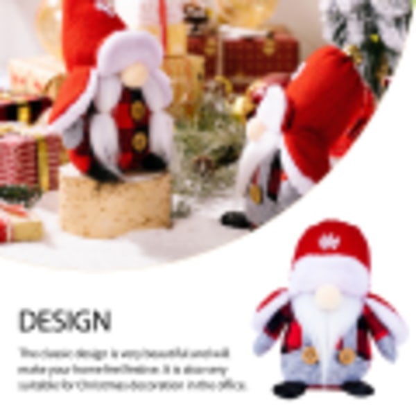 IC Juldocka Atmospheres Xmas Ansiktslös Dekoration Långt Hår Man
