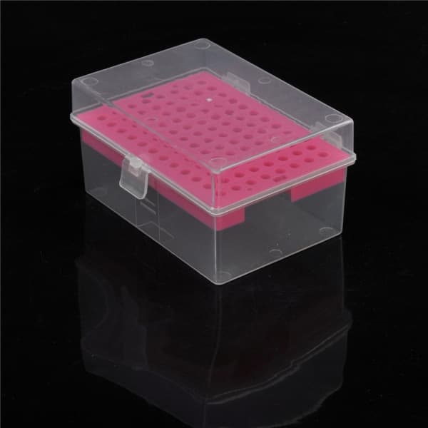 IC 200µl Mikroliter Pipett-spetsar Rackhållare Box Case 96 0 0