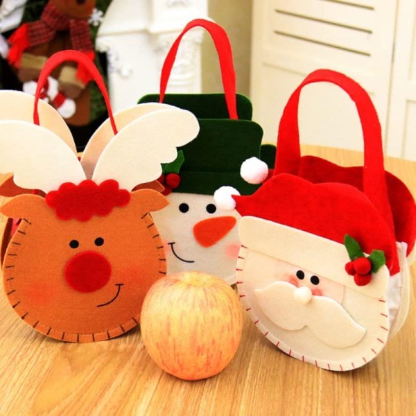 Julgodispåse med julmotiv - Presentpåse