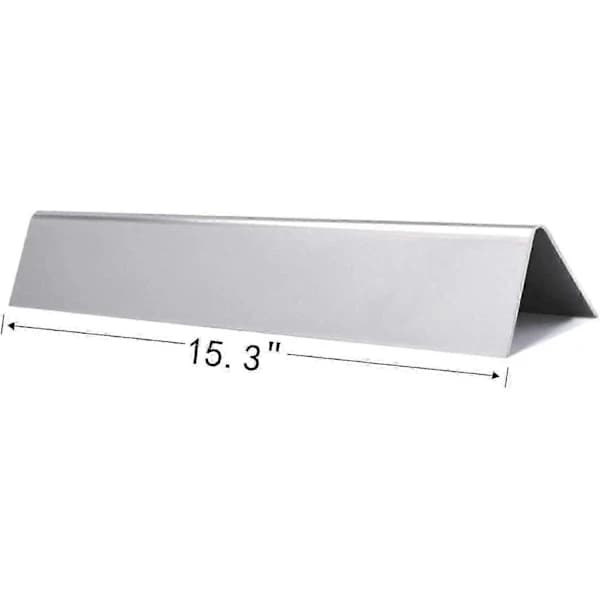 15,3 tommer Flavorizer Bars Erstatning til Weber Spirit 200 E210 S210 E220 S220 Gasgrill Sæt med 3 Sølv