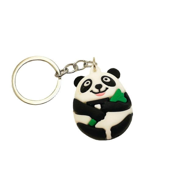 Sød Panda Anime Nøglering Taske Vedhæng Ke IC