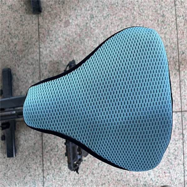 IC Cover Andningsbart mesh, halkfritt vadderat cover för MTB-säte och landsvägscykelsadel, Royal Blue