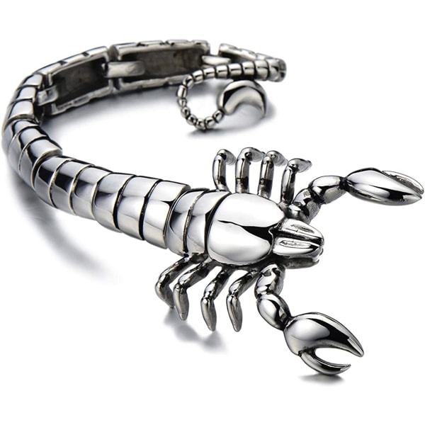 IC NOE Large Scorpion Armband i rostfritt stål for män