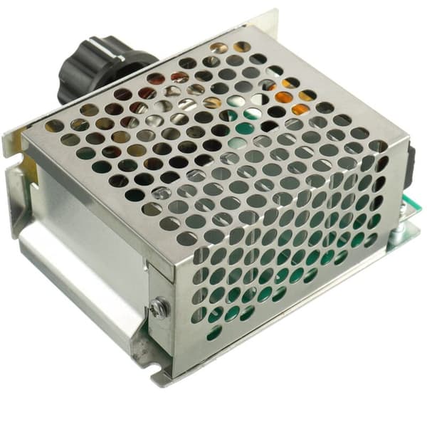4000W Høyeffekt SCR Elektronisk Spenningsregulator 220V AC Motor Hastighetskontroller Dimmer Termostat