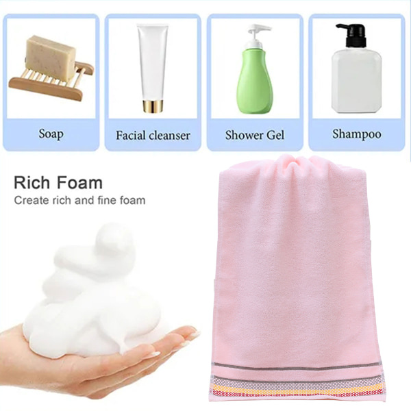 IC Handduk för badrum - Supermjuk bomull med hög absorberande hand pink