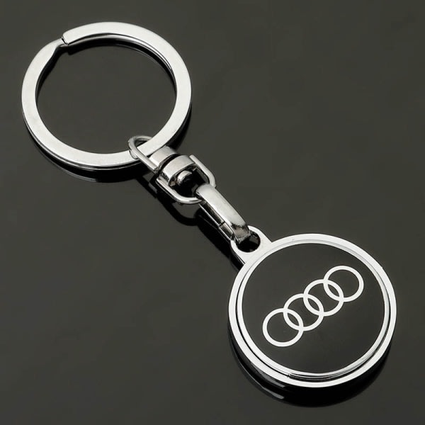 Tredelad emalj Volkswagen Audi Benz billogotypnyckel ja metalli IC