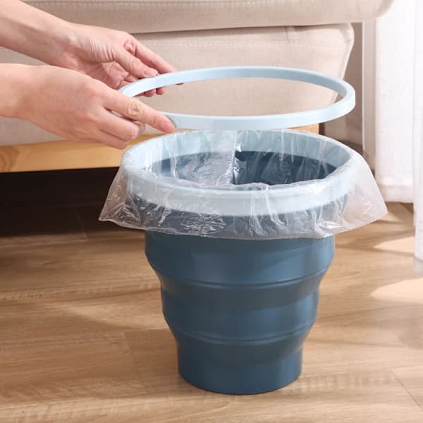 New Household Trash Can Multifunctional Car Storage Bucket Foldable