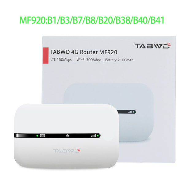 4G LTE Router WiFi Mobilt Hotspot Trådlös Mifi Modem Router