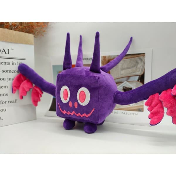 IC Big Games Cat Doll Pet Simulator x Square Bat Plyschkudde (1 förpackning)