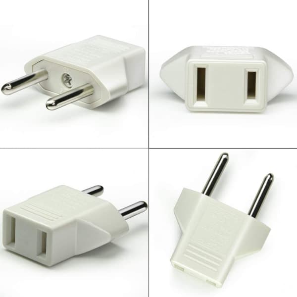 IC USA til EU Adapter - Hvid
