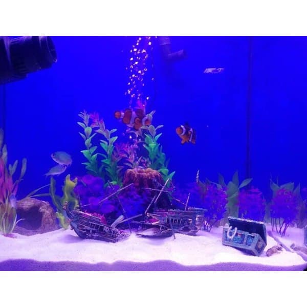 IC Harts Akvarium Dekoration Skeppsvrak