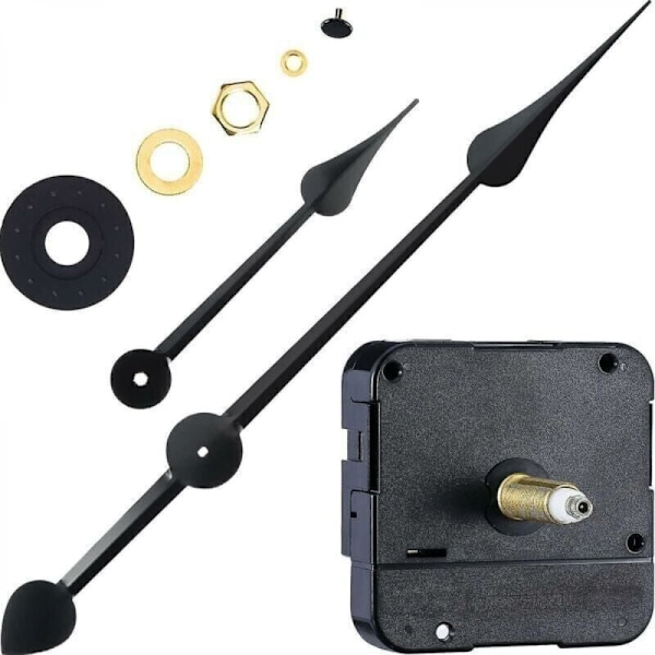 Clock Movement med højt drejningsmoment, lang aksel med 7 tommer spade hænder..DEBUNS