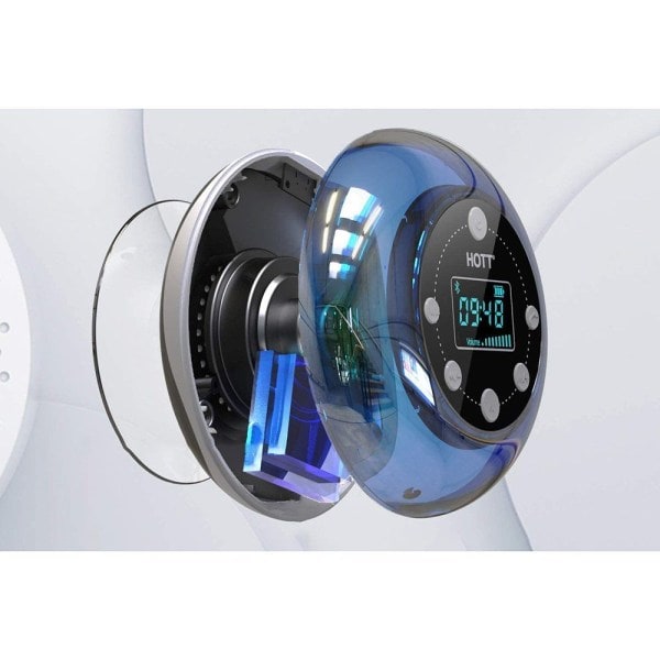 IC Vanntett Dusjradio, Trådløs Handsfree Stereo Bluetooth