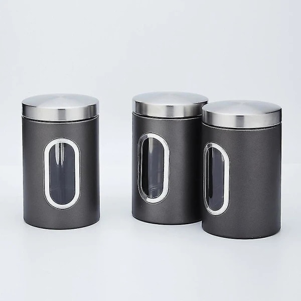 IC 1-pack Te, Kaffe & Socker Förvaringsburk Köksbehållare