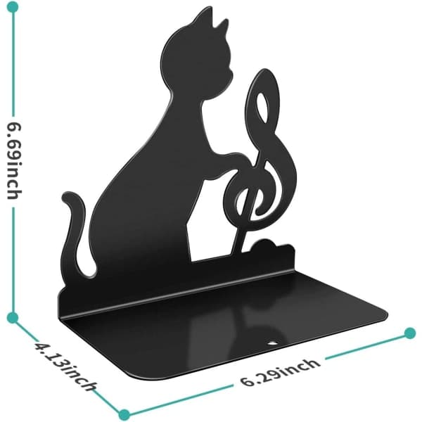 IC Bokstøtte i rustfritt stål, for store, tunge bøker (Musical Cat)