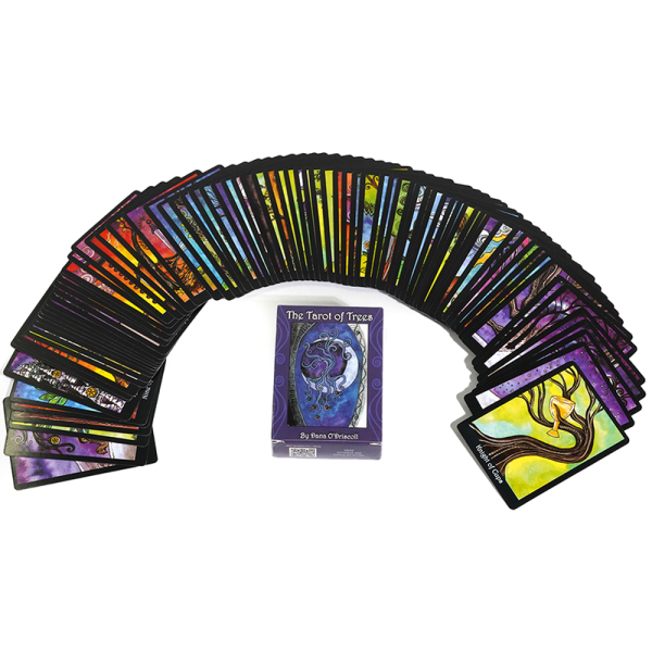 IC Tarot of Trees Spådomsdäck Profeti Familiespill Brettspill Flerfarget én størrelse